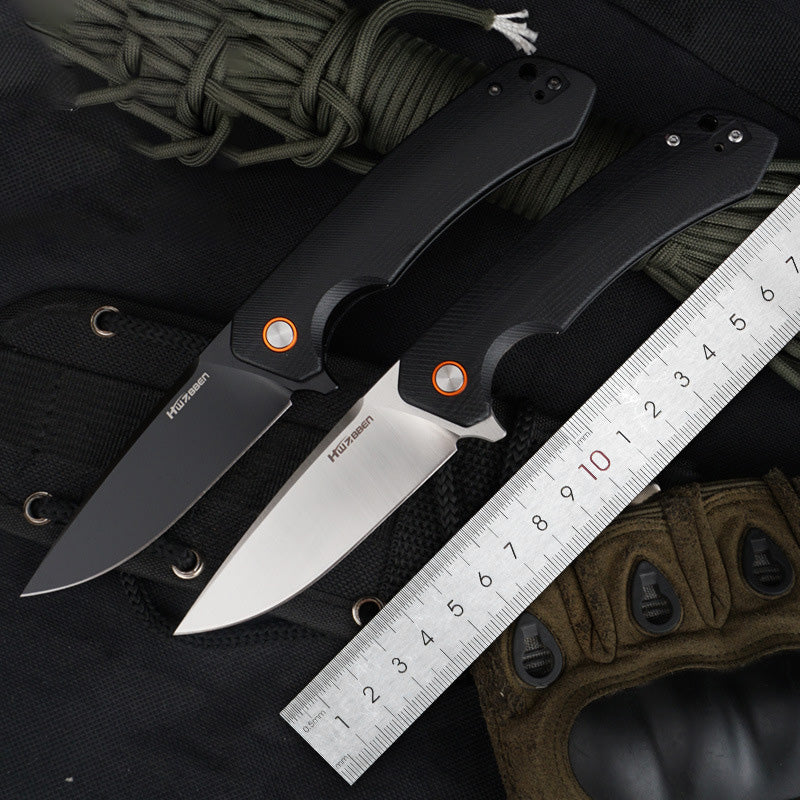 Folding Outdoor Wilderness Tool G10 Handle Bearing Folding Knife