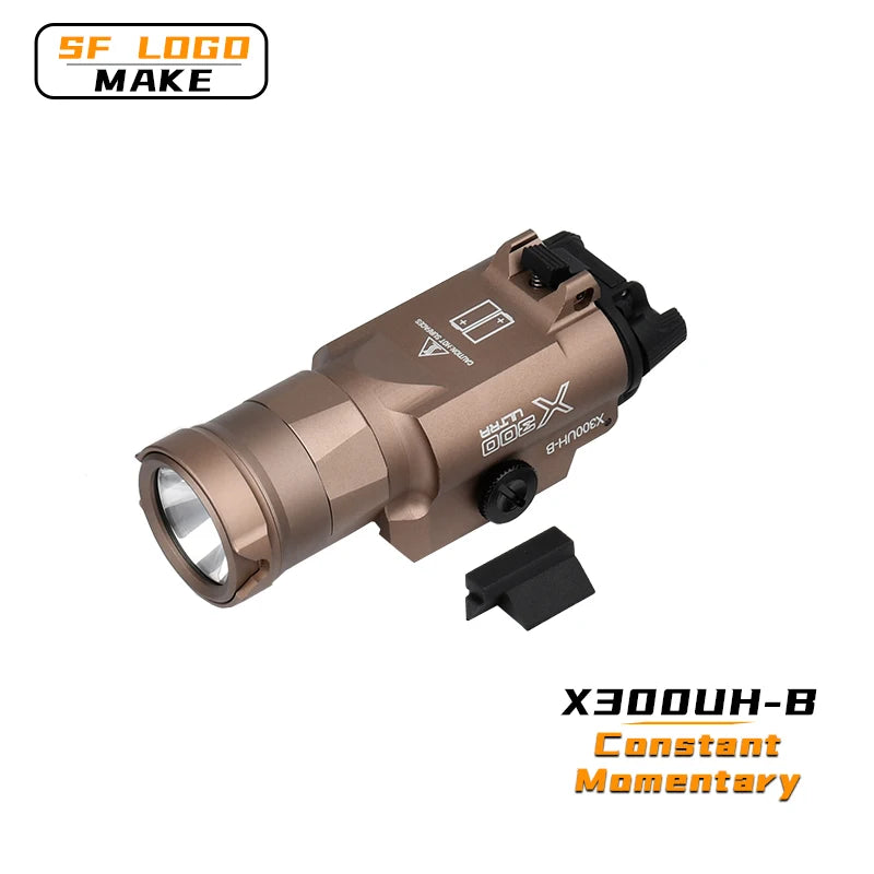 Surefir X300 X300U Ultra X300V XH35 Metal Strobe LED Light Fit 20mm Rail Hanging Hunting Flashlight Airsoft Tactical Pistol gun