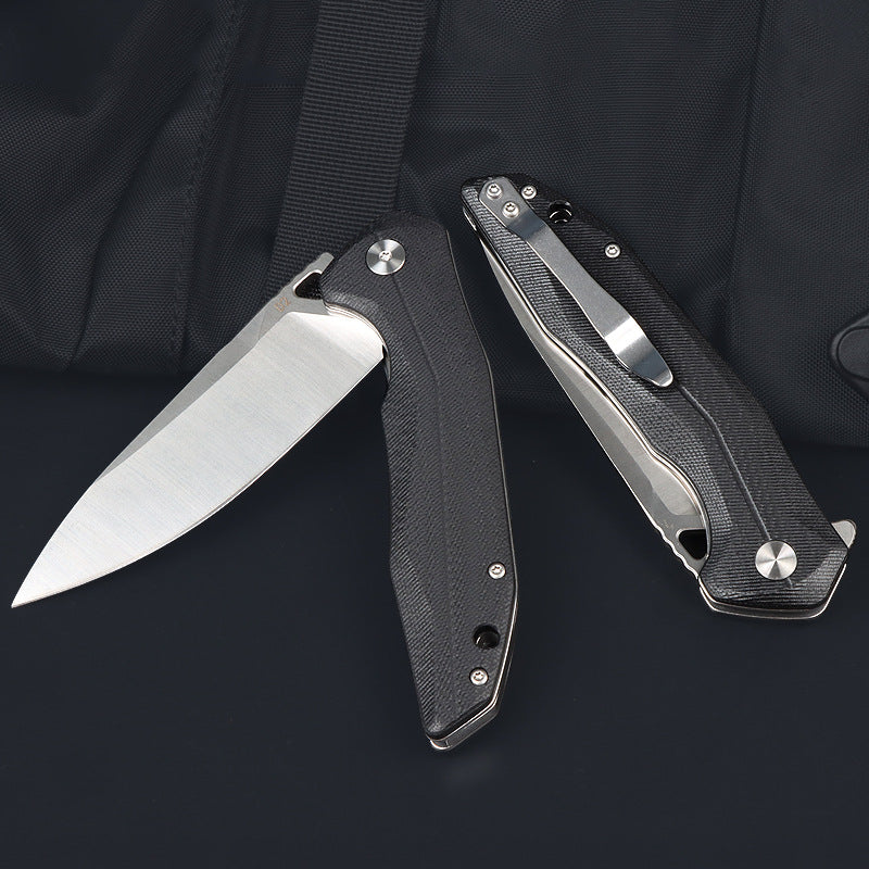 Outdoor Folding Knife D2 Portable Self-defense