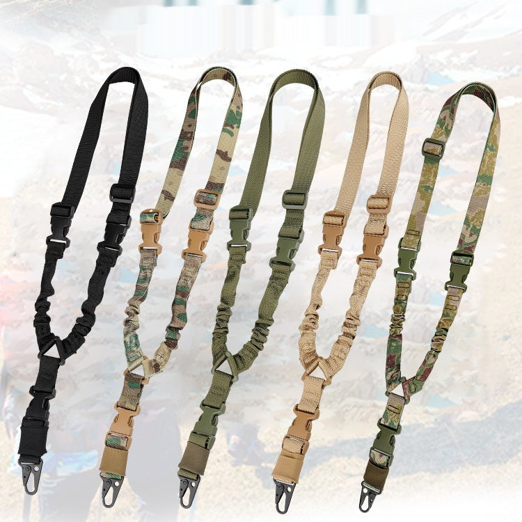 Single Point Tactical Strap Real CS Tactical Harpoon Line Military Fans Outdoor Crossbody Safety Rope