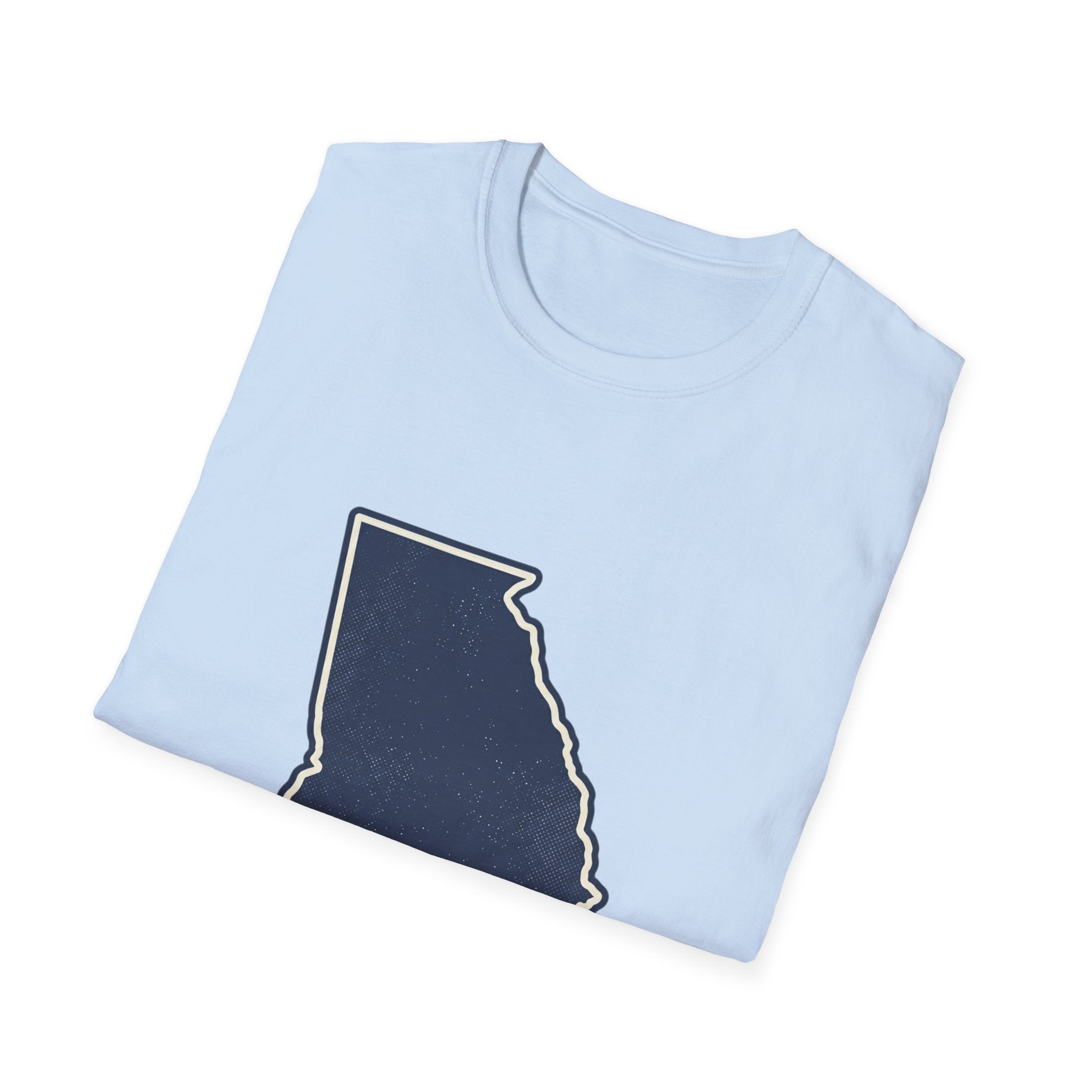 Georgia State Outline T-Shirt with Heart – Home State Pride Tee