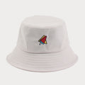 Watermelon embroidered fisherman's sun hat