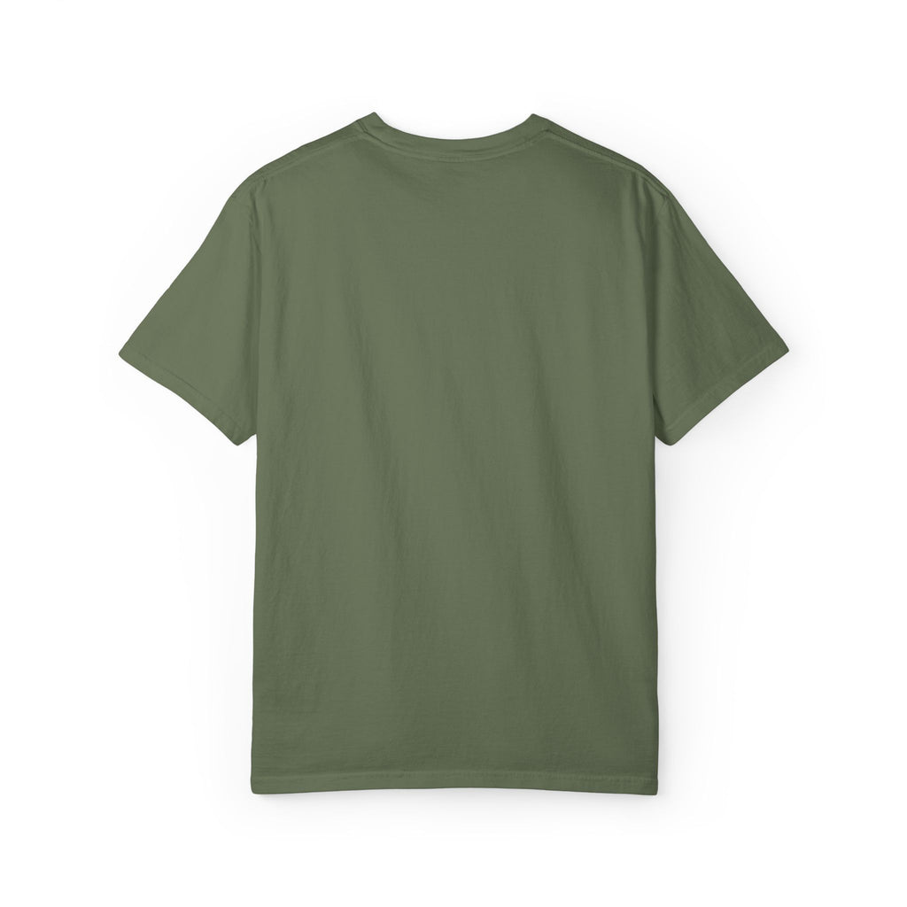 T-Shirt — "DMDesigns" Purple Floral Script Graphic