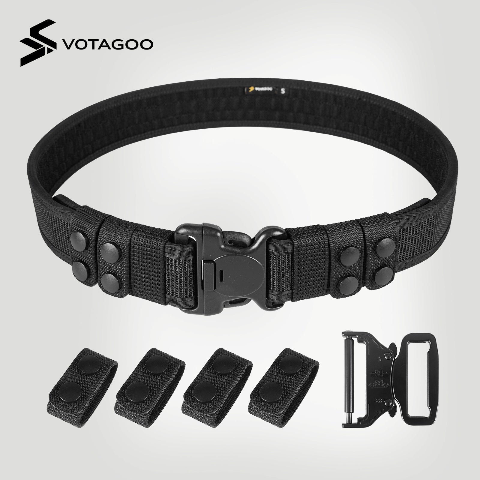 VOTAGOO® Duty 2'' Police Belts with Hook Lining