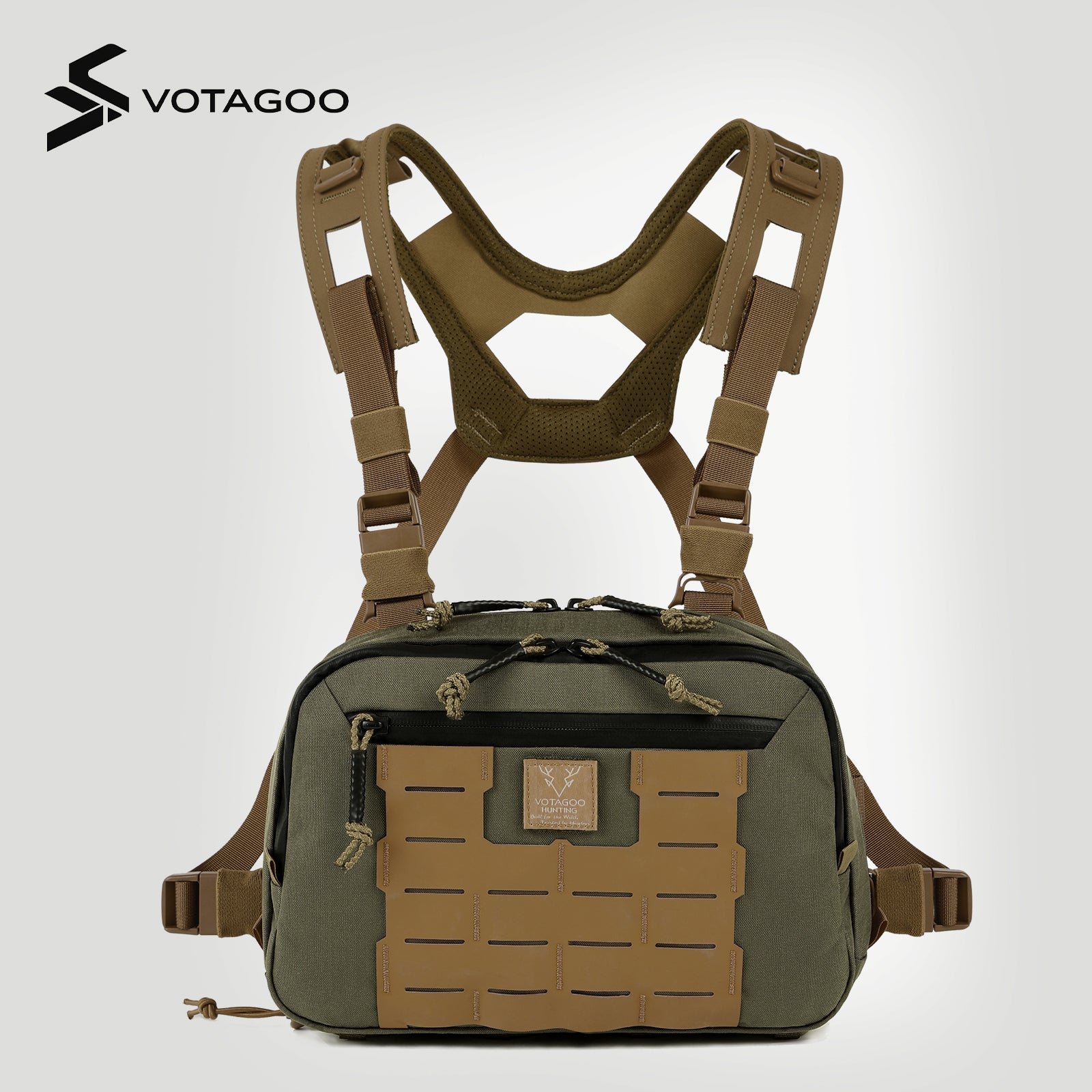 VOTAGOO® 500D Cordura Chest Rig 3L-3