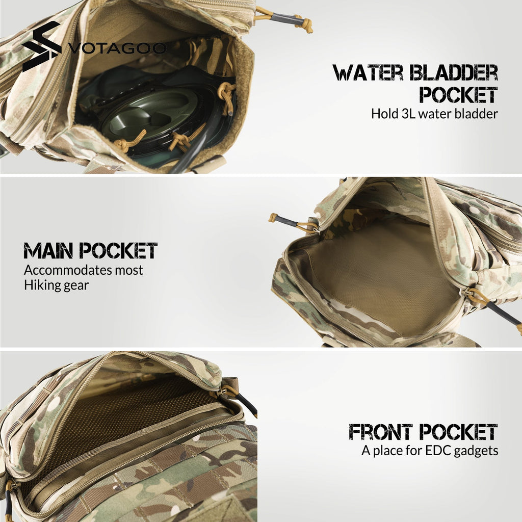 VOTAGOO® Tactical Molle Hydration Pack 3L