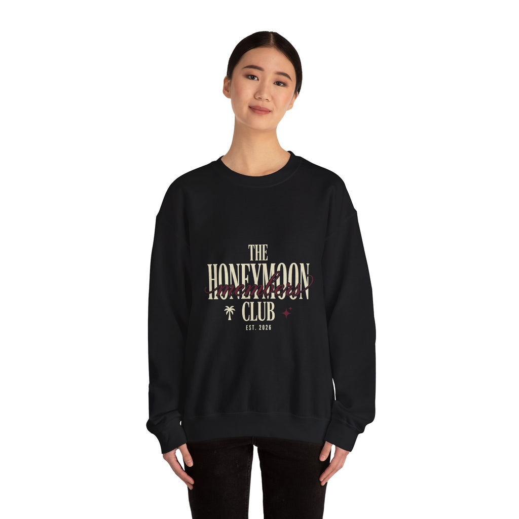 Honeymoon Members Club Sweatshirt | Bride Era, Engaged Slogan