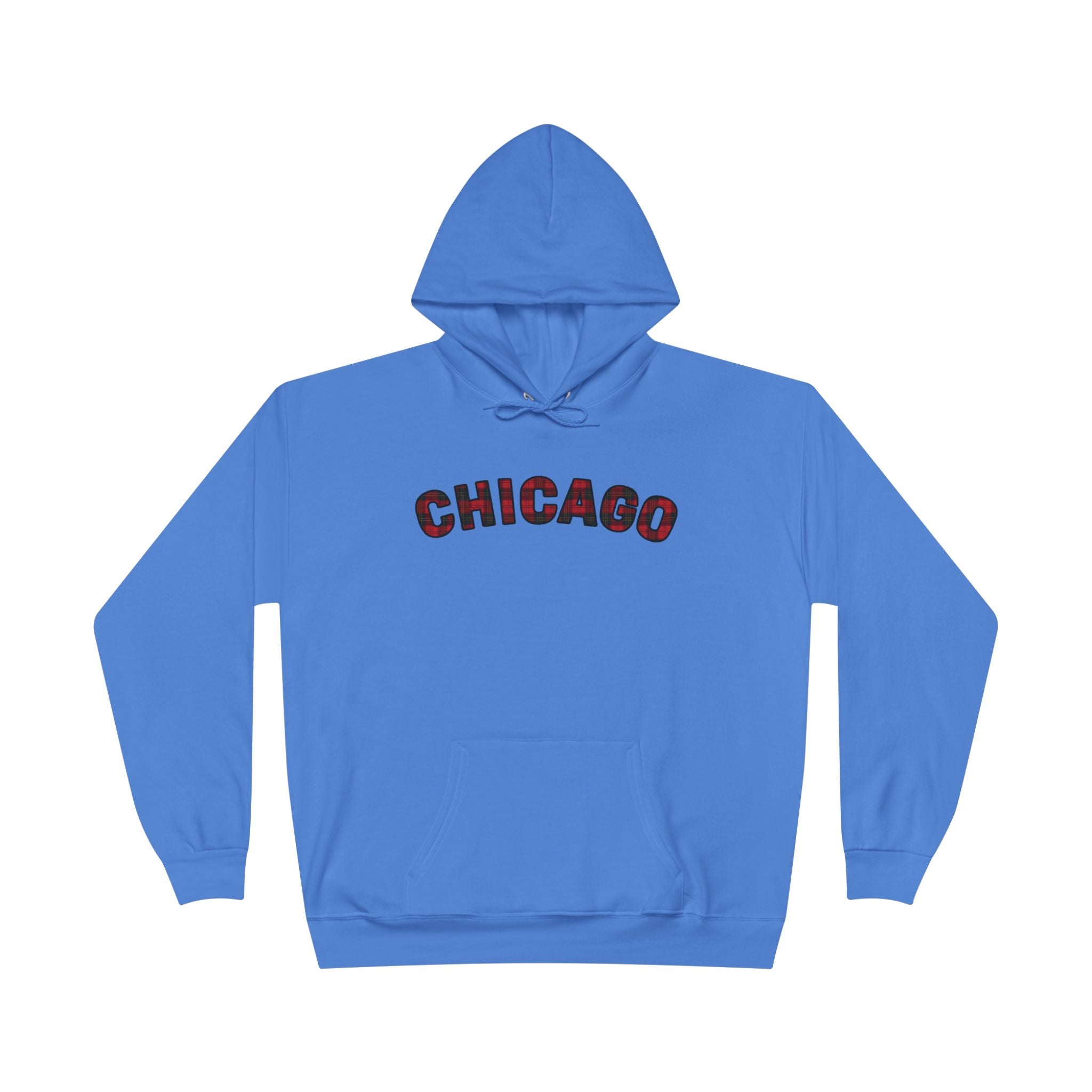 Plaid Chicago Hoodie - Unisex