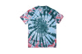 Alien Football Tie Dye Men's and Women's Casual Short Sleeve T-Shirt