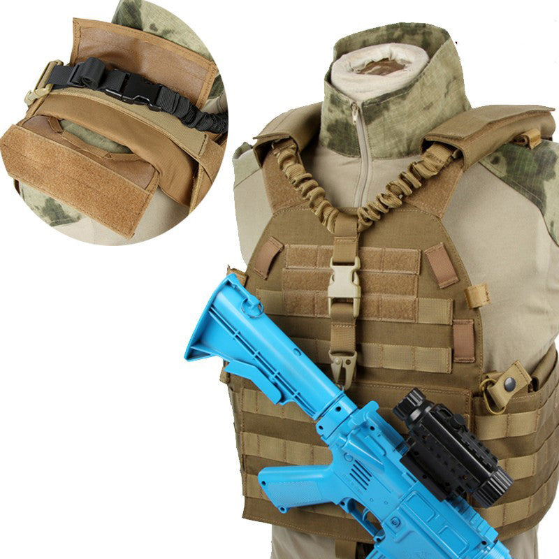 Multi functional CS gun rope tactical strap