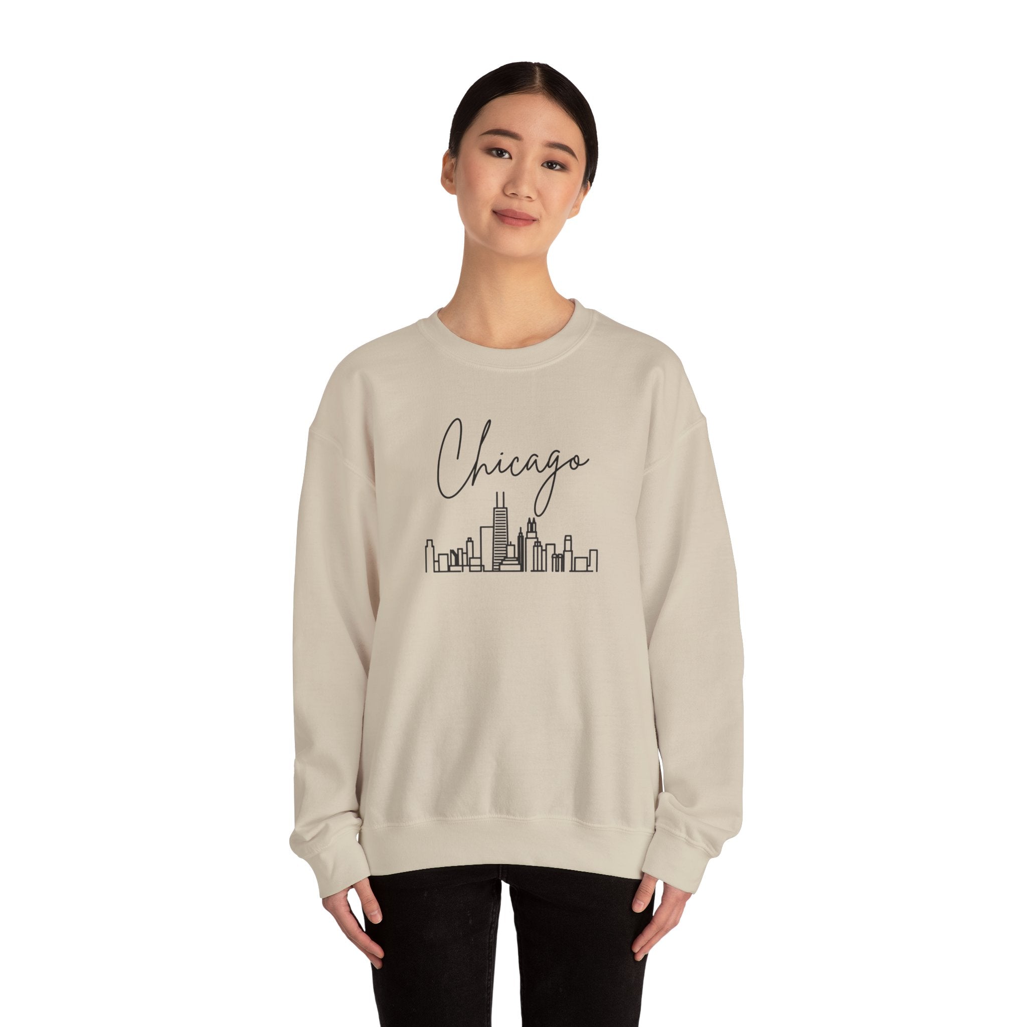 Chicago Skyline Sweatshirt - Women's