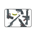 Gun Pattern Desk Mat — Tactical Firearms Gaming Mousepad