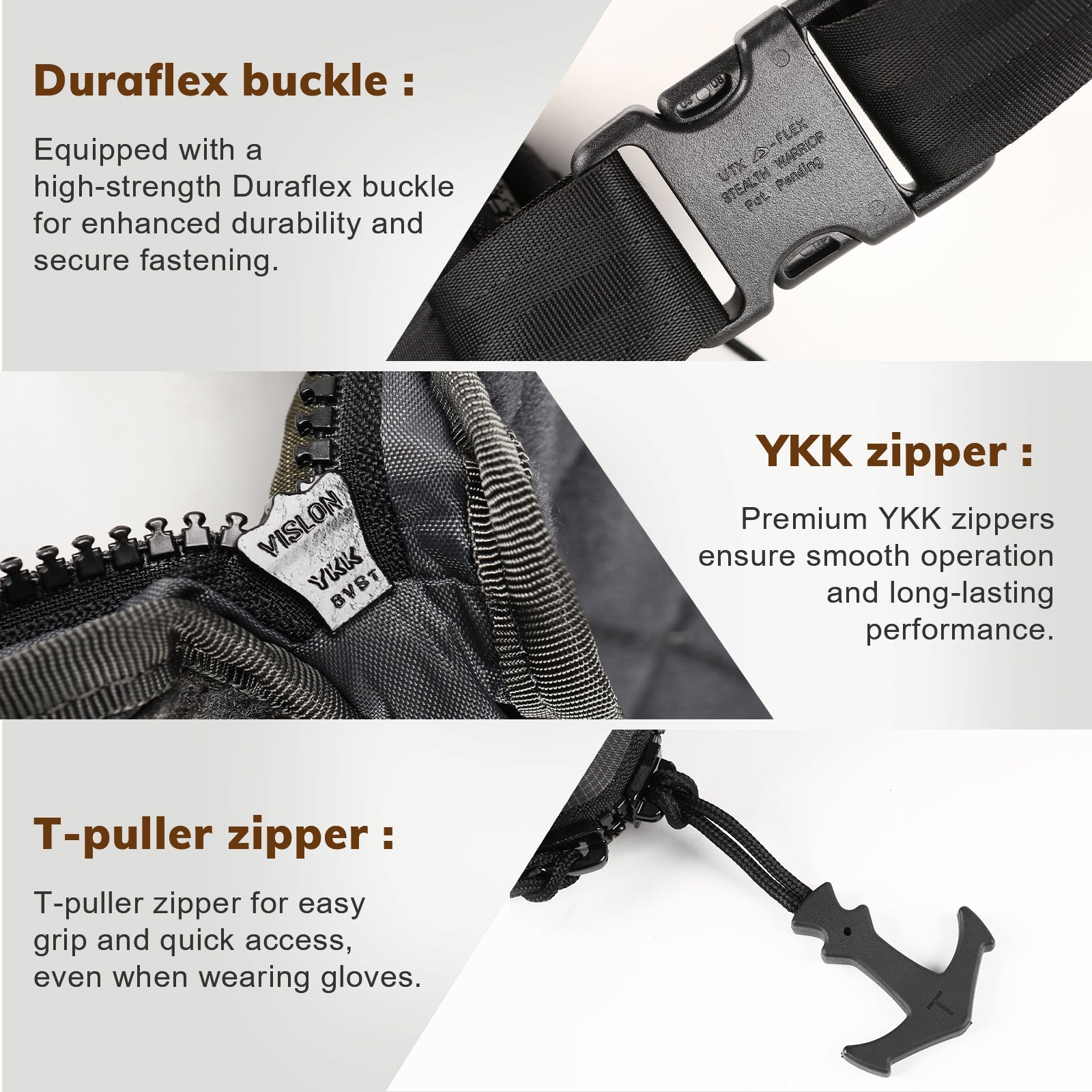 VOTAGOO® Concealed Carry Waist Bag