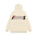 Embroidered Letter Hooded Sweater For Men