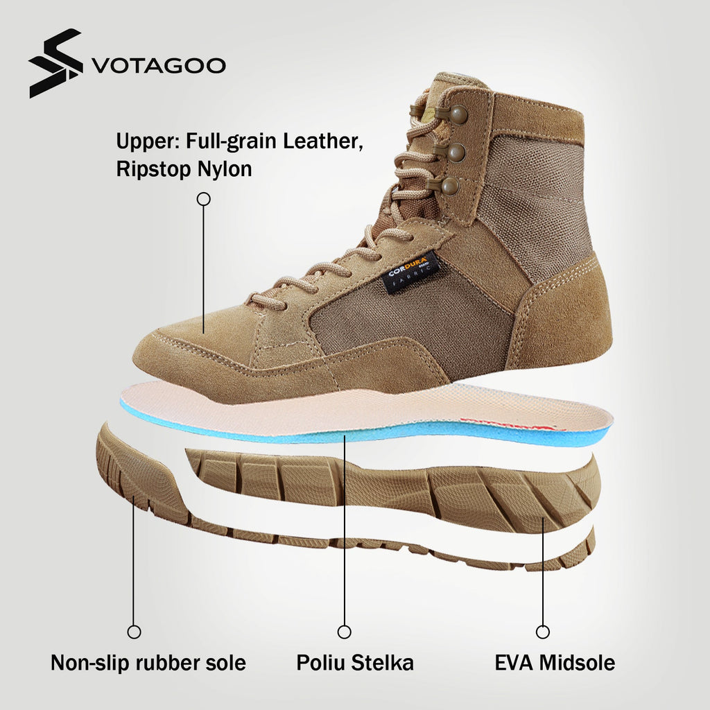 VOTAGOO® Men's Lightweight Military Tactical Boots