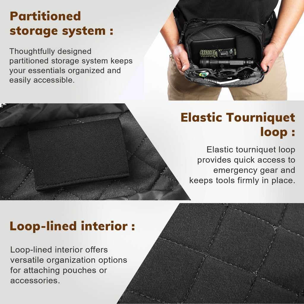 VOTAGOO® Concealed Carry Waist Bag