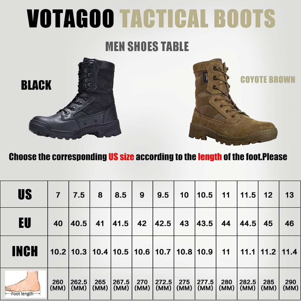 VOTAGOO® Men's Tactical Boots