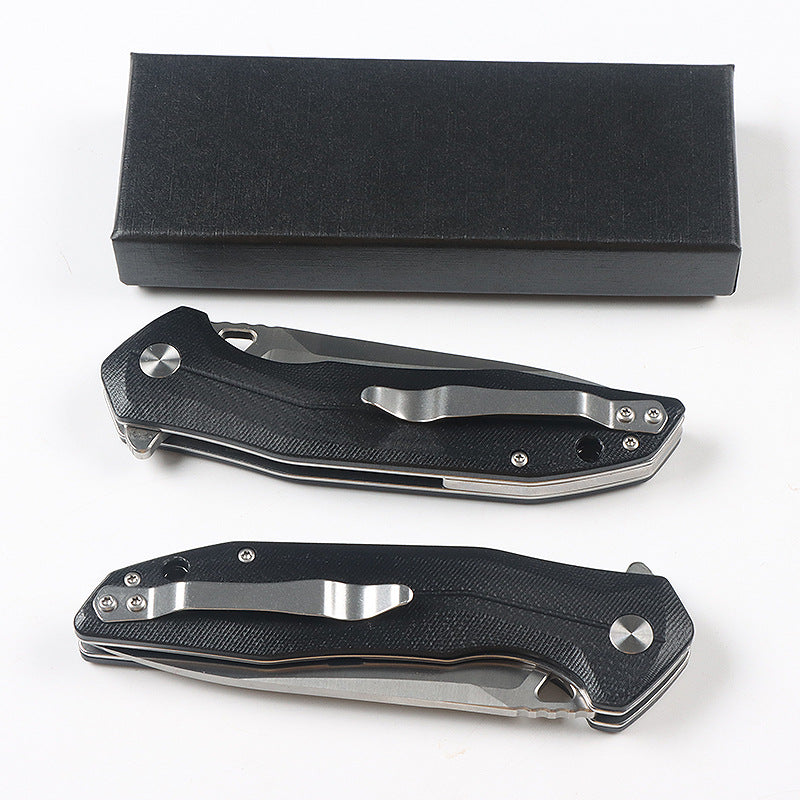 Outdoor Folding Knife D2 Portable Self-defense