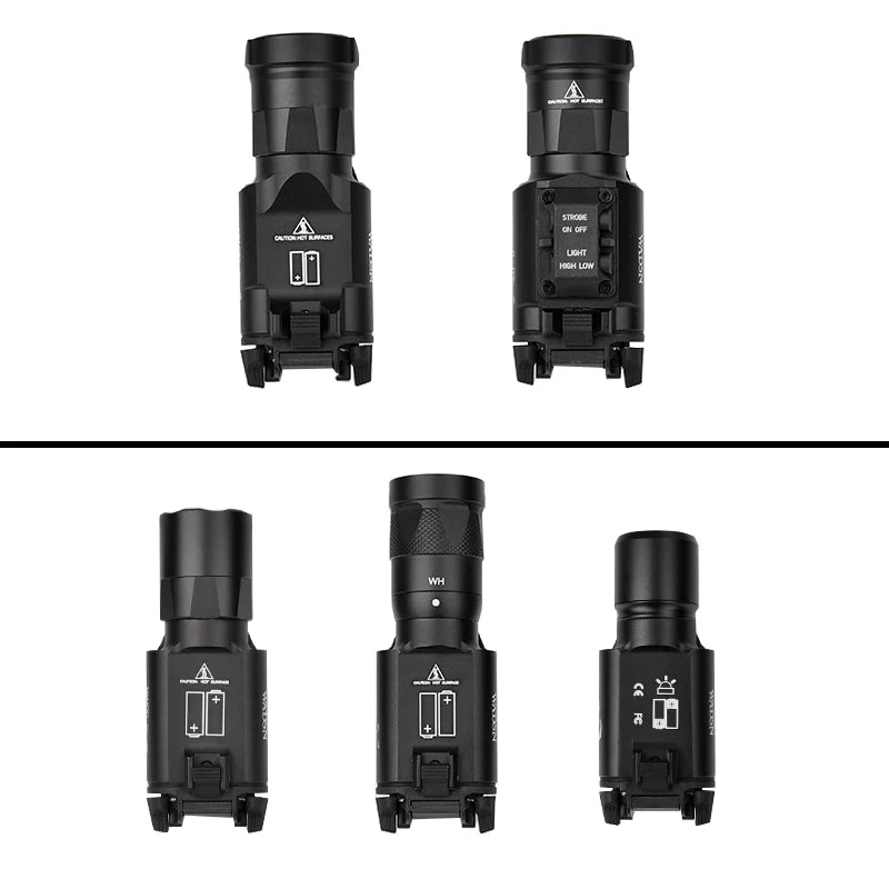 Surefir X300 X300U Ultra X300V XH35 Metal Strobe LED Light Fit 20mm Rail Hanging Hunting Flashlight Airsoft Tactical Pistol gun