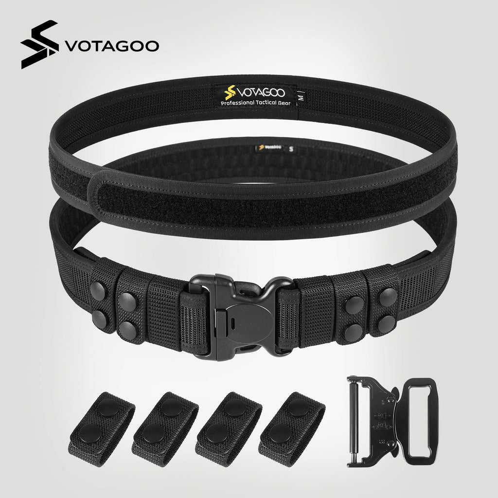 VOTAGOO® Duty 2'' Police Belts with Hook Lining