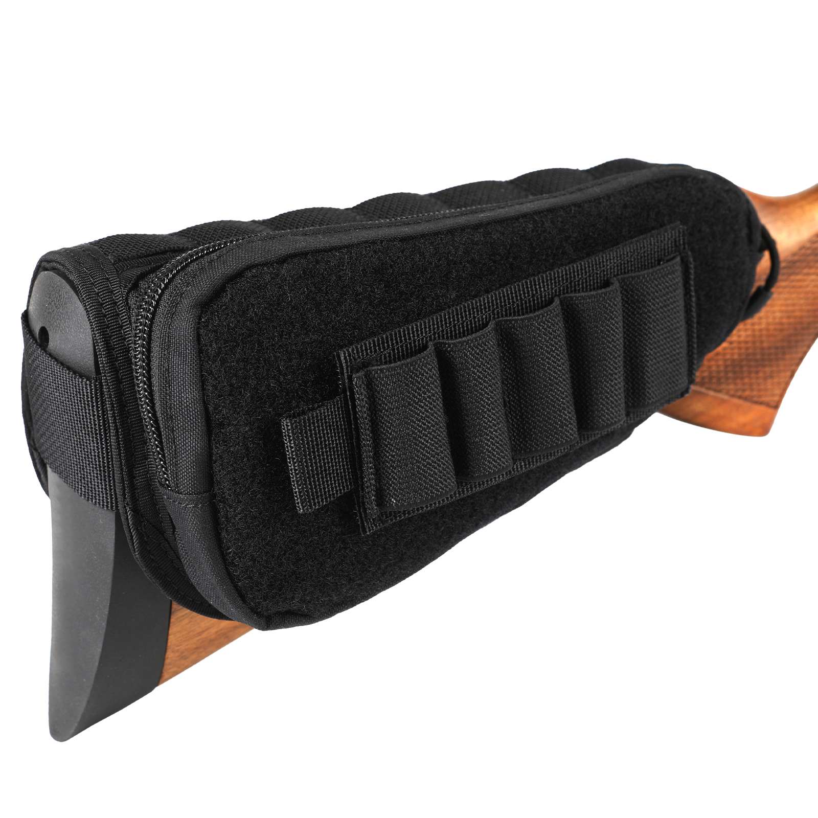 Tactical Gunstock Pouch Buttstock Shotgun Rifle Shell Holder