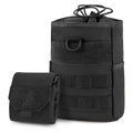 Tactical Dump Pouch Molle Storage Bag Tactical Waist Bag, Drawstring Folding Magazine Dump Bag