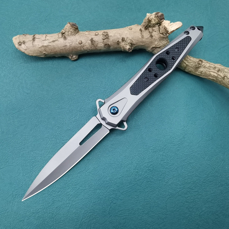 Folding Knife G10 Handle Tail Hammer Escape Tool