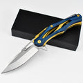 Color Titanium Self-defense Outdoor Carry Folding Knife