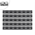Tactical Hand Stop Kit 4-Piece Set for AR15 M4 Airsoft Fits 20mm Picatinny MLOK Keymod BCM