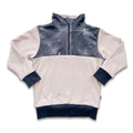Youth Bamboo Fleece Half-Zip | Ash With Night Sky
