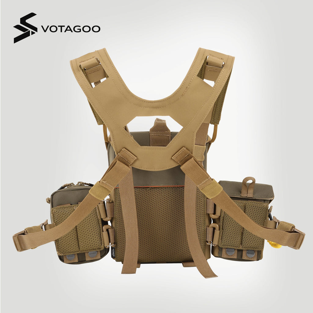 VOTAGOO® Binocular Harness Case Bino Chest Pack