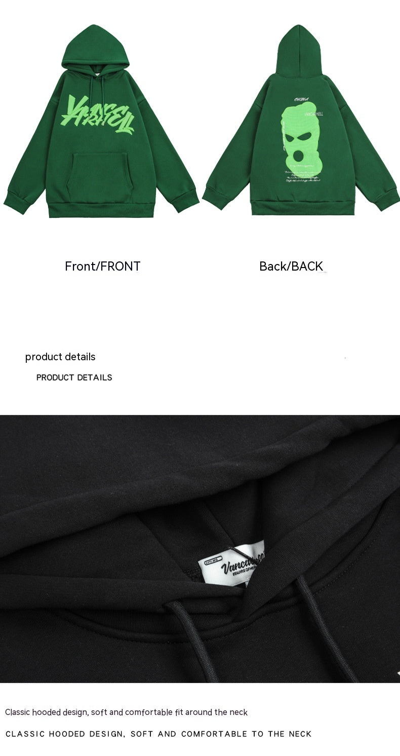 Mexican Bandit Headgear Embroidered Hoodie Fleece Padded Coat