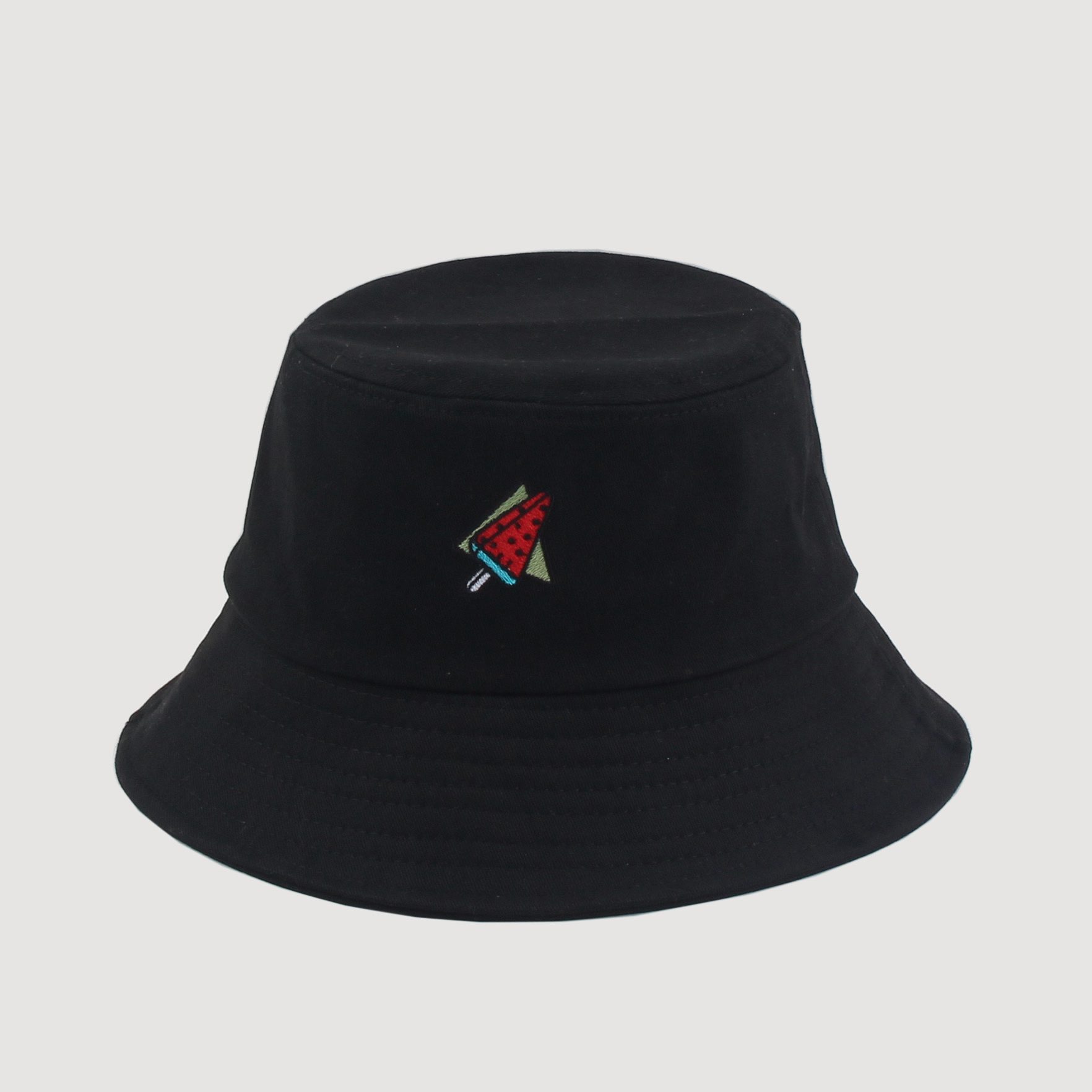 Watermelon embroidered fisherman's sun hat