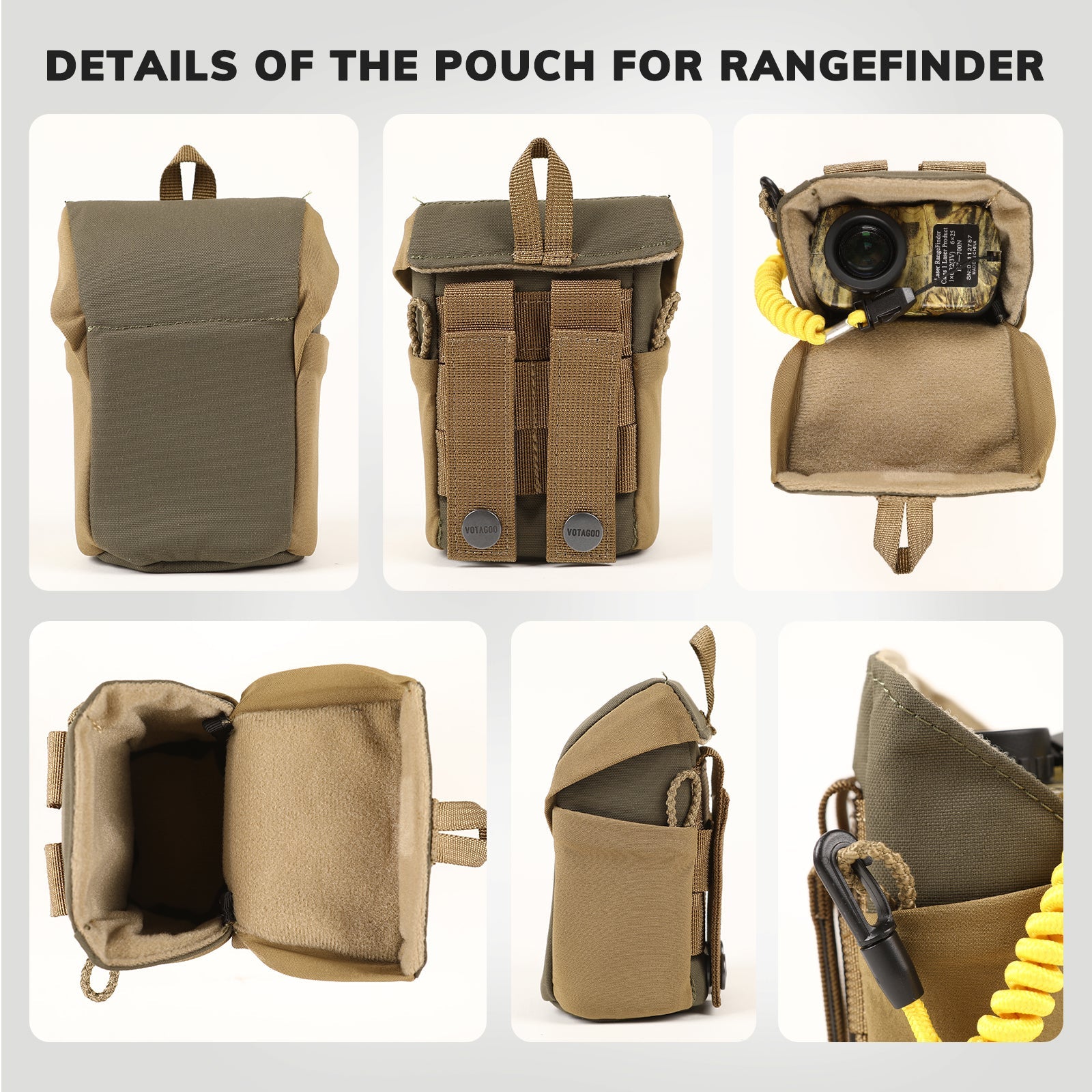 VOTAGOO® Binocular Harness Case Bino Chest Pack