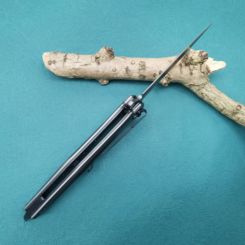 Folding Knife G10 Handle Tail Hammer Escape Tool