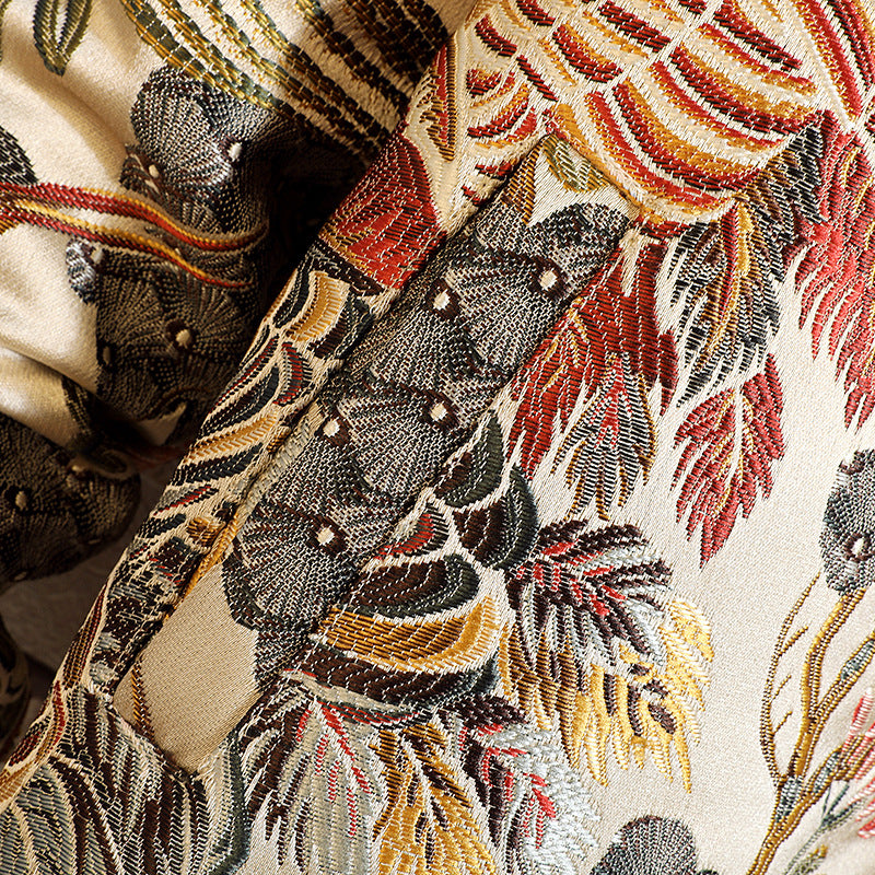 Hong Kong style embroidered coat