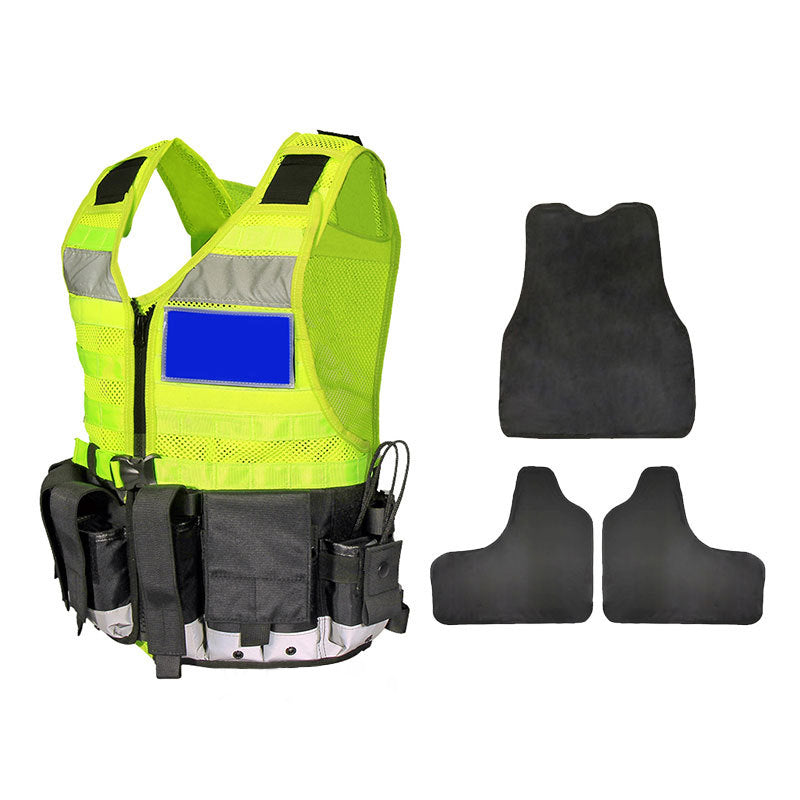 Stab-resistant reflective MOLLE system onboard safety vest-6