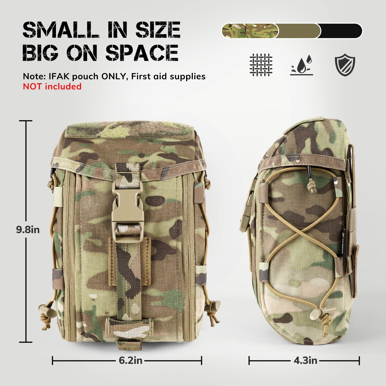 VOTAGOO® Long IFAK Pouch