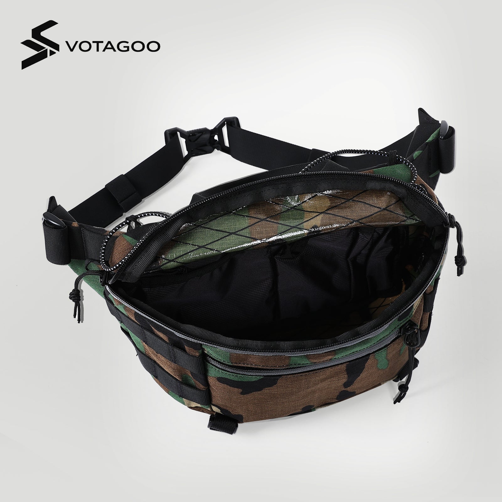 VOTAGOO® X-Pac Nylon Waist Bag Fanny Pack