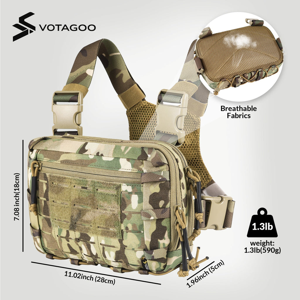 VOTAGOO® Tactical EDC Chest Rig