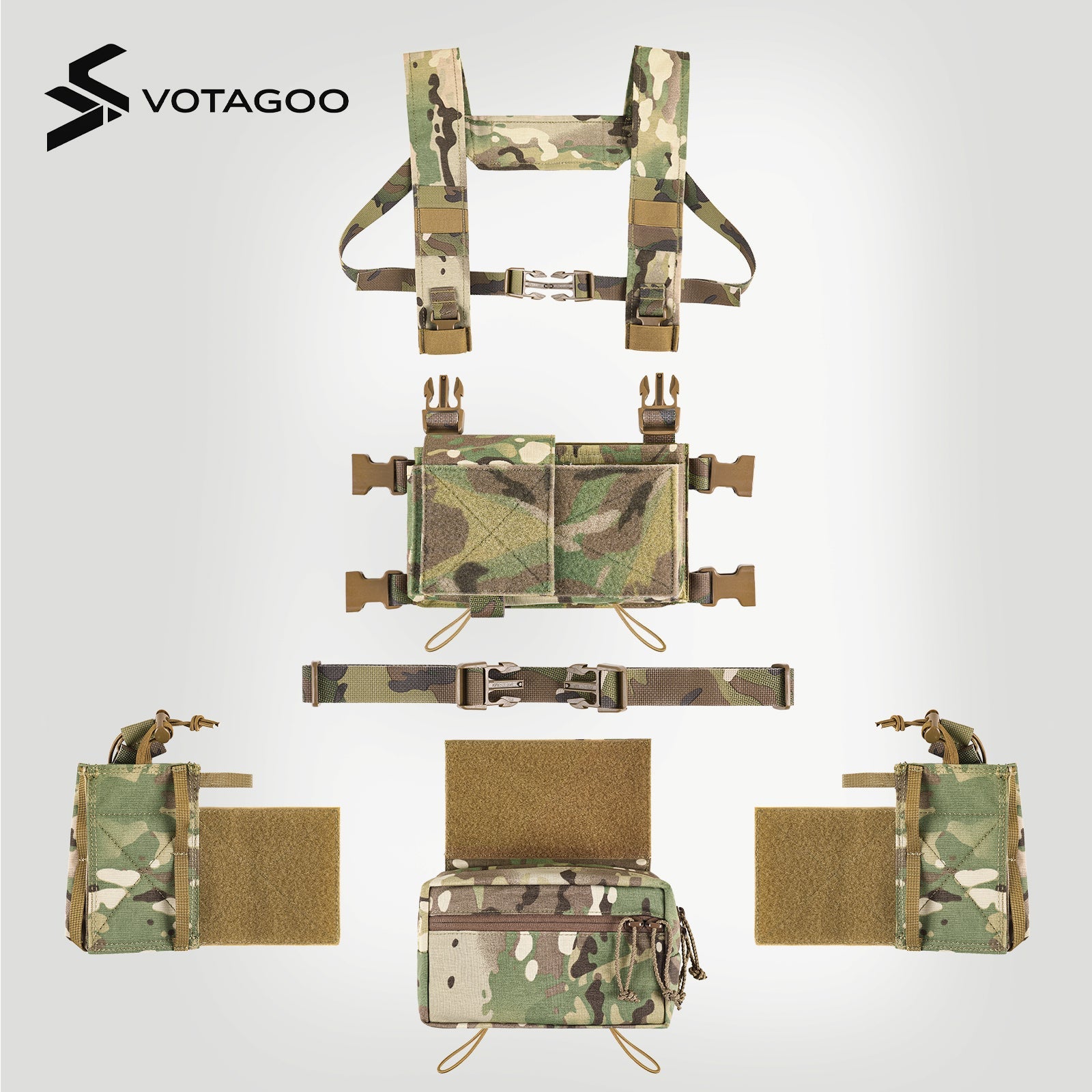 VOTAGOO® 500D Nylon Chest Rig