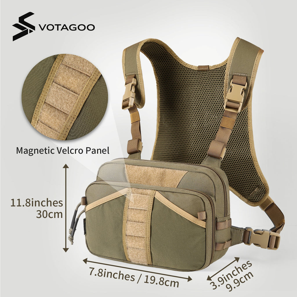 VOTAGOO® Fishing Chest Pack