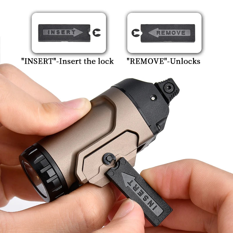 Tactical FOXTROT2R 700 Lumen Universal flashlight Multifunctional outdoor rain splash prevention FOXTROT Pistol Light