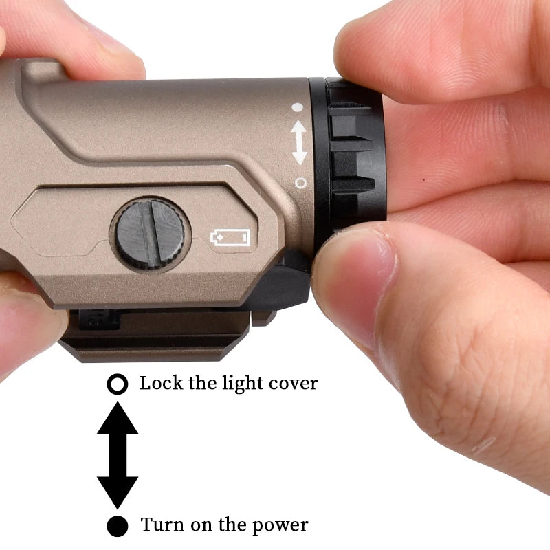 Tactical FOXTROT2R 700 Lumen Universal flashlight Multifunctional outdoor rain splash prevention FOXTROT Pistol Light