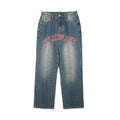 Embroidered Nostalgic Washed Jeans