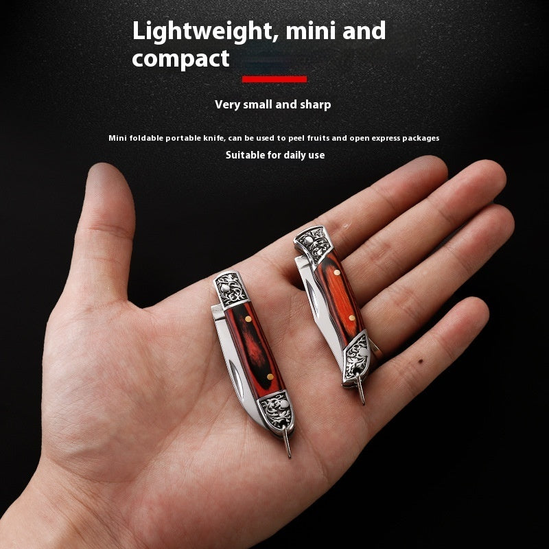 Acrylic Handle Portable Outdoor Folding Knife