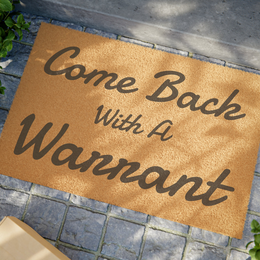 Homestuff: "Warrant" Doormat-2