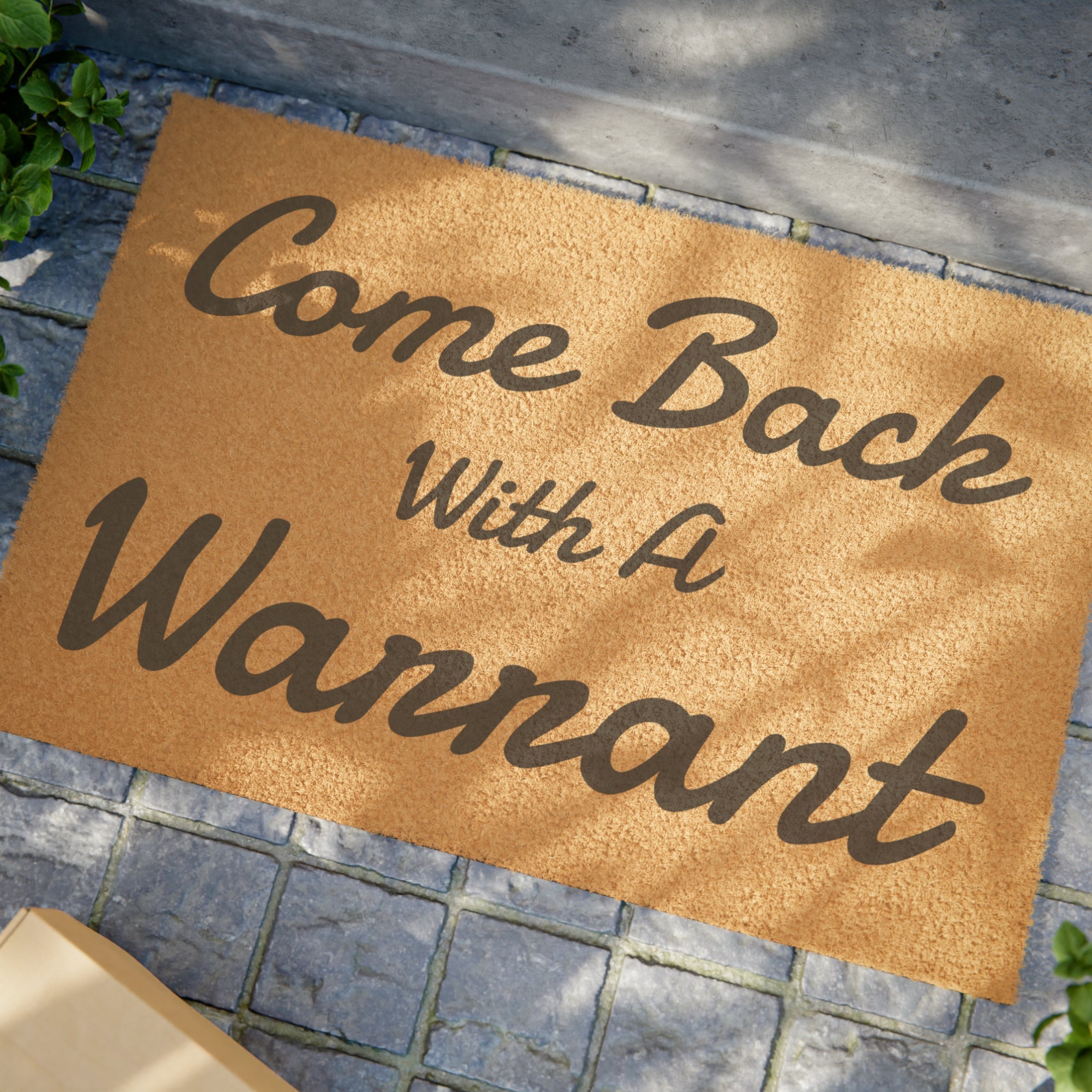 Homestuff: "Warrant" Doormat-2