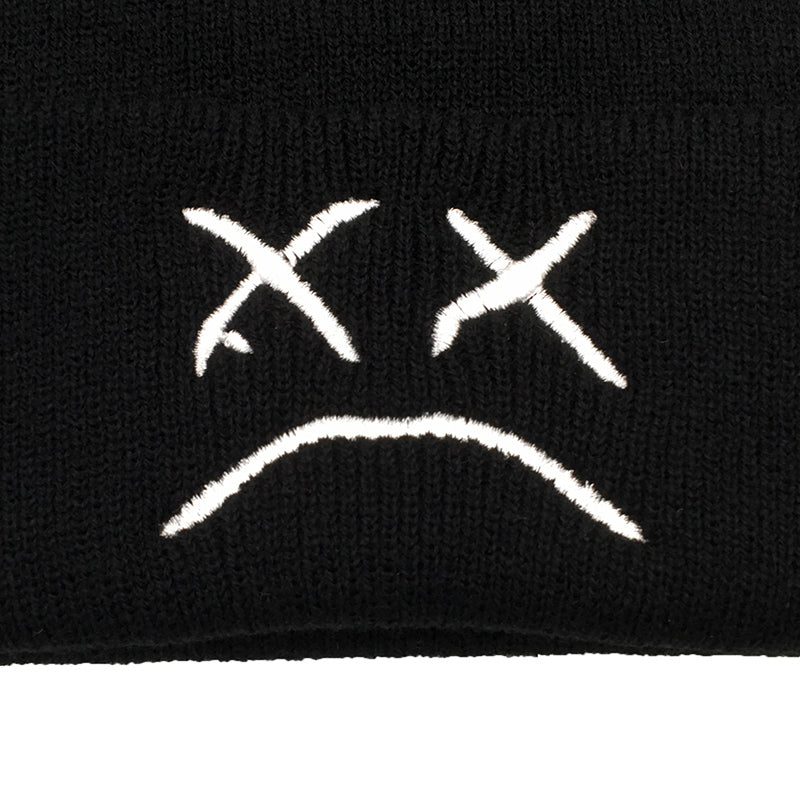 Embroidered knitted hat