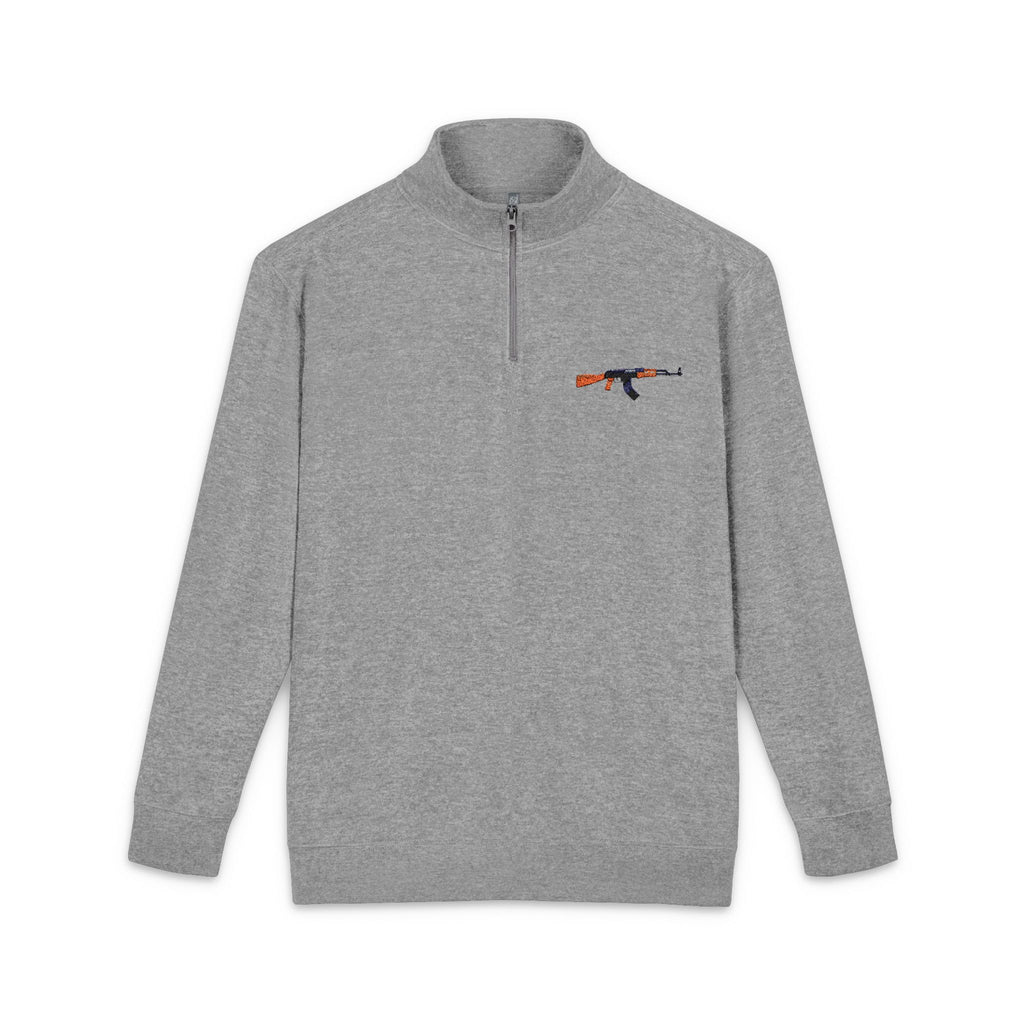 AK Embroidered Fox Runner 1/4-Zip Fleece Pullover